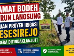 Camat Bodeh Turun Langsung, Aduan Proyek Irigasi Kesesirejo Segera Ditindaklanjuti