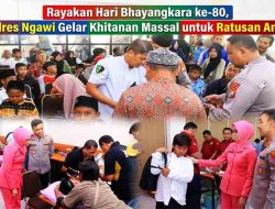 Rayakan Hari Bhayangkara ke-80, Polres Ngawi Gelar Khitanan Massal untuk Ratusan Anak