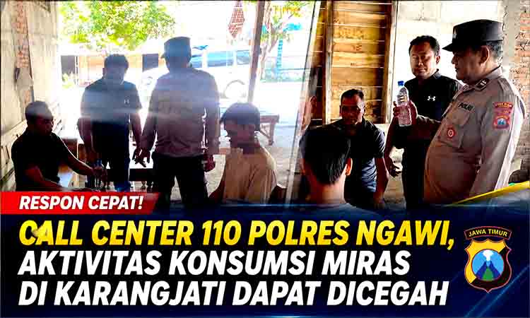 Respon Cepat Call Center 110 Polres Ngawi