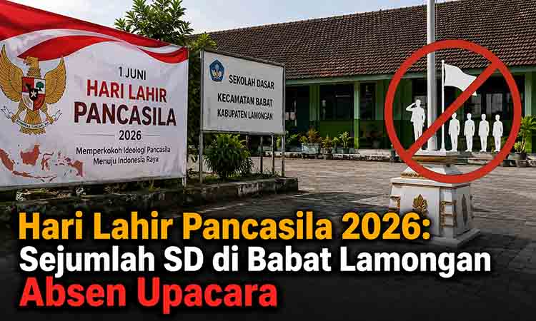 Sejumlah SD di Babat Lamongan Tak Gelar Upacara Hari Lahir Pancasila