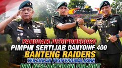 Pangdam IV/Diponegoro Pimpin Sertijab Danyonif 400 Banteng Raiders, Tekankan Profesionalisme dan Kesejahteraan Prajurit