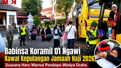 Suasana haru di pendopo Wedya Graha MDN