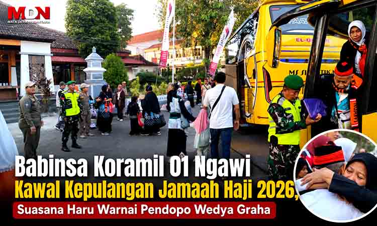 Suasana haru di pendopo Wedya Graha MDN