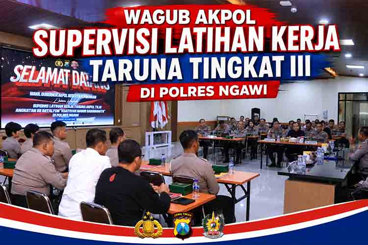 Suasana supervisi latihan kerja Taruna