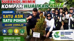 Subandi Mimik Kompak Hijaukan Kota, Program Satu ASN Satu Pohon Resmi Dimulai