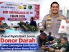 Sambut HUT Bhayangkara ke-80, Polres Lamongan Berhasil Kumpulkan 84 Kantong Darah
