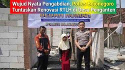 Wujud Nyata Pengabdian, Polres Bojonegoro Tuntaskan Renovasi RTLH di Desa Penganten