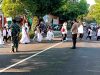 Pastikan Kondusif, Babinsa Koramil Ngrambe dan Bhabinkamtibmas Amankan Jalan Sehat dan Pawai Ta’aruf Tahun Baru Hijriah 1448 H