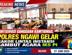 Sinergi Lintas Sektor, Polres Ngawi Siapkan Pengamanan Ketat Jelang Pengesahan Warga IKS PI Kera Sakti