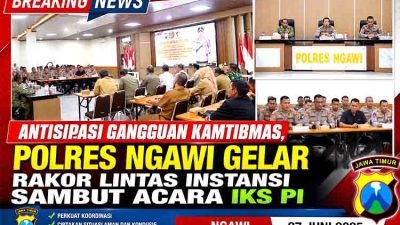 Sinergi Lintas Sektor, Polres Ngawi Siapkan Pengamanan Ketat Jelang Pengesahan Warga IKS PI Kera Sakti