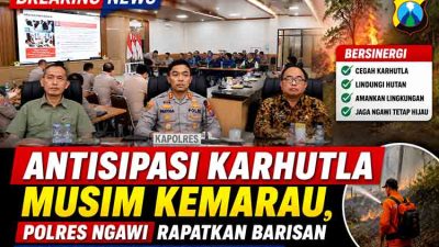 Antisipasi Karhutla Ngawi