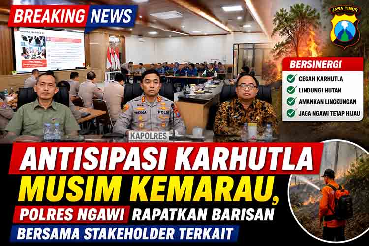 Antisipasi Karhutla Ngawi