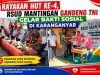Wujud Sinergi TNI Dan Masyarakat, Babinsa Karanganyar Kegiatan Baksos di HUT Ke-4 RSUD Mantingan