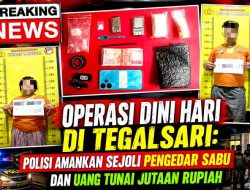 Sembunyi di Brondong, Dua Pengedar Narkoba Asal Grobogan Digerebek Polres Lamongan