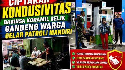 Ciptakan kondusivitas dengan patroli mandiri