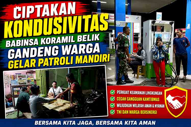 Ciptakan kondusivitas dengan patroli mandiri