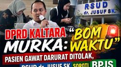 Krisis Pelayanan di RSUD dr. Jusuf SK: Nyawa Warga Terancam Birokrasi dan Klaim yang Terabaikan