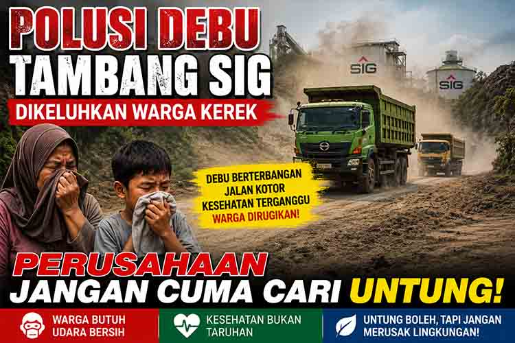 Debu Tambang SIG Keluhkan Warga