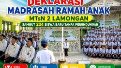 Sinergi Lintas Sektor, MTsN 2 Lamongan Cetak Karakter Siswa Baru Lewat Matamuda 2026