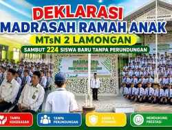 Sinergi Lintas Sektor, MTsN 2 Lamongan Cetak Karakter Siswa Baru Lewat Matamuda 2026