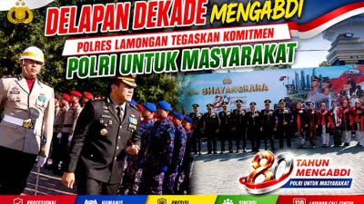 Hari Bhayangkara ke-80, Polres Lamongan Perkuat Sinergi dan Layanan Publik