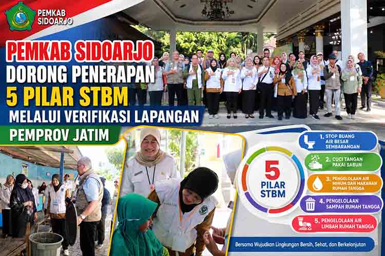 Dorong penerapan 5 Pilar STBM Sidoarjo
