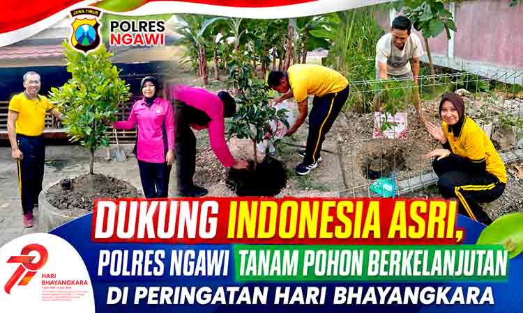 Dukung Indonesia Asri melalui penanaman pohon