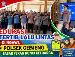 Edukasi Tertib Lalu Lintas di Ngawi, Polsek Geneng Sasar Peran Kunci Keluarga