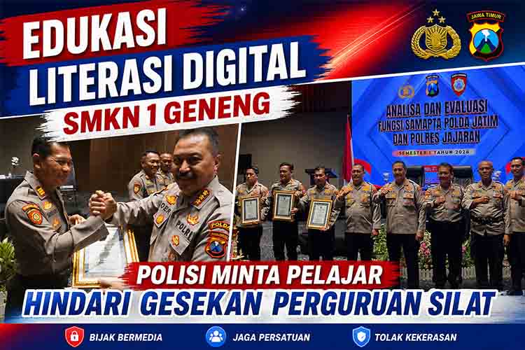 Edukasi literasi digital oleh polisi