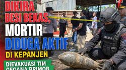 Dikira Besi Bekas, Mortir Diduga Aktif di Kepanjen Dievakuasi Tim Gegana Brimob