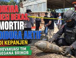 Dikira Besi Bekas, Mortir Diduga Aktif di Kepanjen Dievakuasi Tim Gegana Brimob