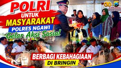Gebrakan aksi sosial Polri Ngawi