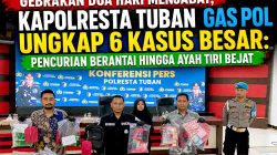 Gebrakan Dua Hari Menjabat, Kapolresta Tuban Gas Pol Ungkap 6 Kasus Besar: Pencurian Berantai hingga Ayah Tiri Bejat