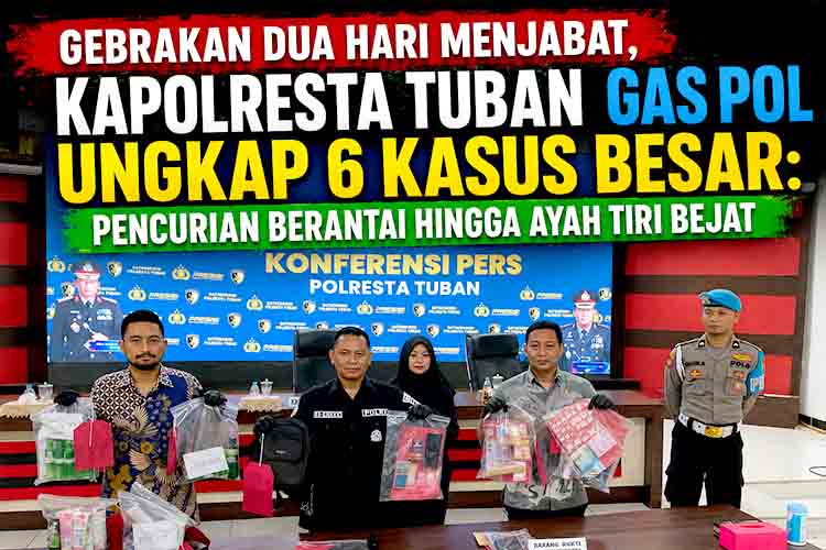 Gebrakan besar di Polresta Tuban