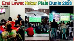 Sinergi TNI dan Warga Pemalang Erat Lewat Nobar Piala Dunia 2026