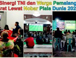 Sinergi TNI dan Warga Pemalang Erat Lewat Nobar Piala Dunia 2026