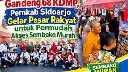 Gelar pasar rakyat Sidoarjo