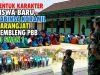 Bentuk Karakter Siswa Baru, Babinsa Koramil Karangjati Gembleng PBB di SMAN 1