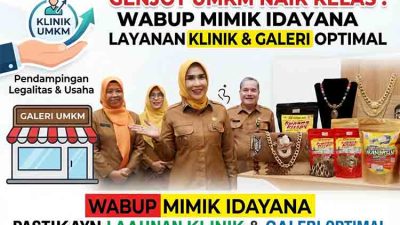 Genjot UMKM Naik Kelas, Wabup Mimik Idayana Pastikan Layanan Klinik dan Galeri Optima