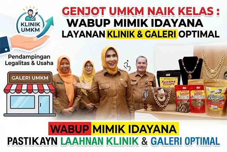 Genjot UMKM Naik Kelas, Wabup Mimik Idayana Pastikan Layanan Klinik dan Galeri Optima