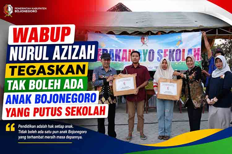 Gerakan ayo sekolah di Bojonegoro