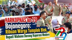 Harkopnas ke-79 Bojonegoro: Ribuan Warga Tumplek Blek, Bupati Wahono Dorong Koperasi Modern
