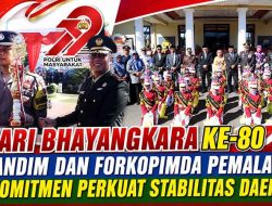 Dandim 0711/Pemalang Hadiri Upacara dan Syukuran Hari Bhayangkara ke-80 Tahun 2026