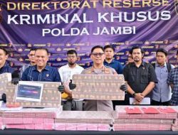 Ditreskrimsus Polda Jambi Ungkap Pembobolan Bank Jambi Rp144,82 Miliar, Tiga Tersangka Diamankan