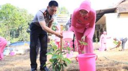 Dukung Program ASRI Presiden RI, Kapolres Kediri Kota Pimpin Penanaman Pohon Peringati Hari Bhayangkara ke-80 dan HKG Bhayangkari ke-74