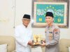 Jelang Pindah Tugas ke Mabes Polri, Kapolres Kediri Kota Silaturahmi dengan Gus War di Ponpes Al Amien