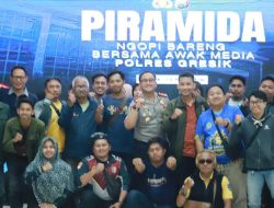 Polres Gresik Gelar Piramida, Perkuat Sinergi Melalui “Ngopi Bareng Media”