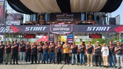 Gas di Sirkuit, Bukan di Jalan! Open Drag Bike Dhira Brata Cup Championship 2026 Resmi Dibuka di Samarinda dalam Rangka Hari Bhayangkara ke-80