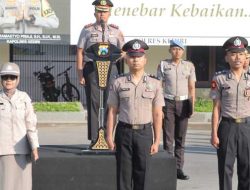 Jelang Alih Tugas, AKBP Bramastyo Titip Semangat Pengabdian kepada Jajaran Polres Kediri