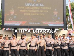 Kapolres Kediri Kota: Kenaikan Pangkat Pengabdian Bukti Loyalitas dan Integritas Anggota